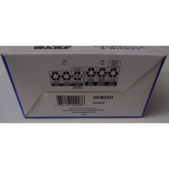 Hallmark Star Wars Chewbacca and Wicket Funko POP! Ornaments - Picture 3 of 4